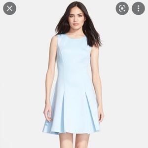 Ted Baker size 2 light blue skater dress